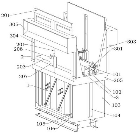 Outdoor three-phase transformer with passive protection mechanism