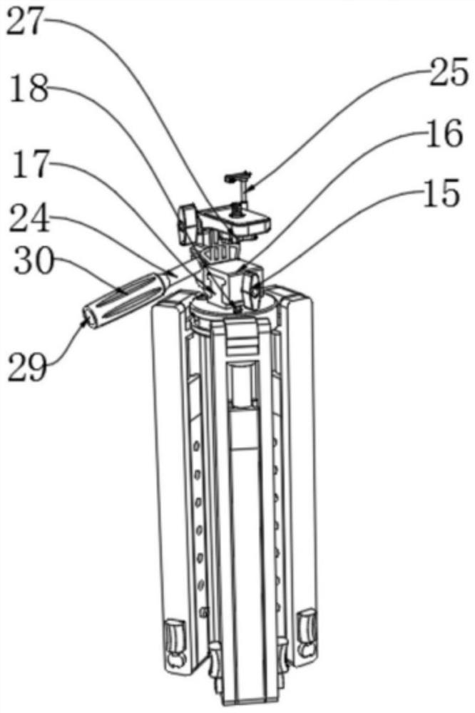 A portable clamping device for network new media video