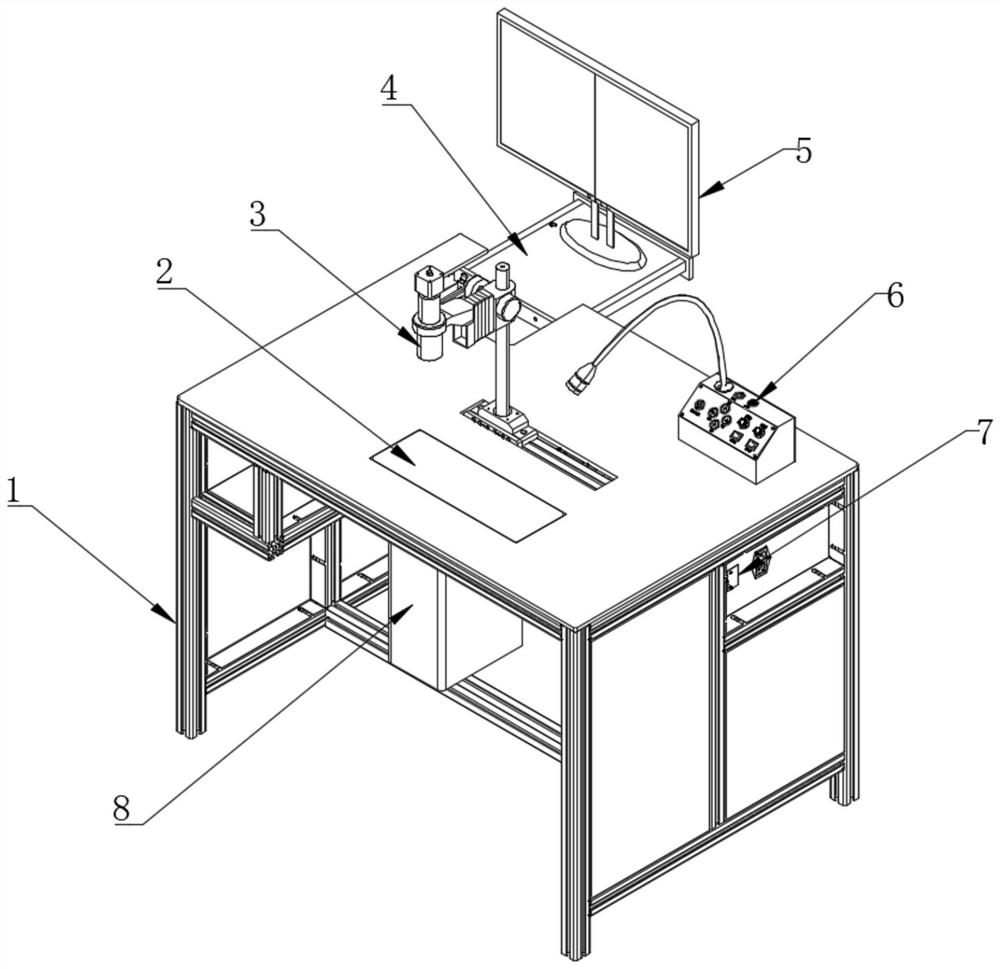 Needle inserting worktable for micro needles