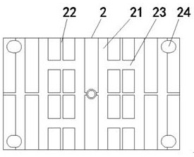 Automatic arrangement device for storage battery partition plates