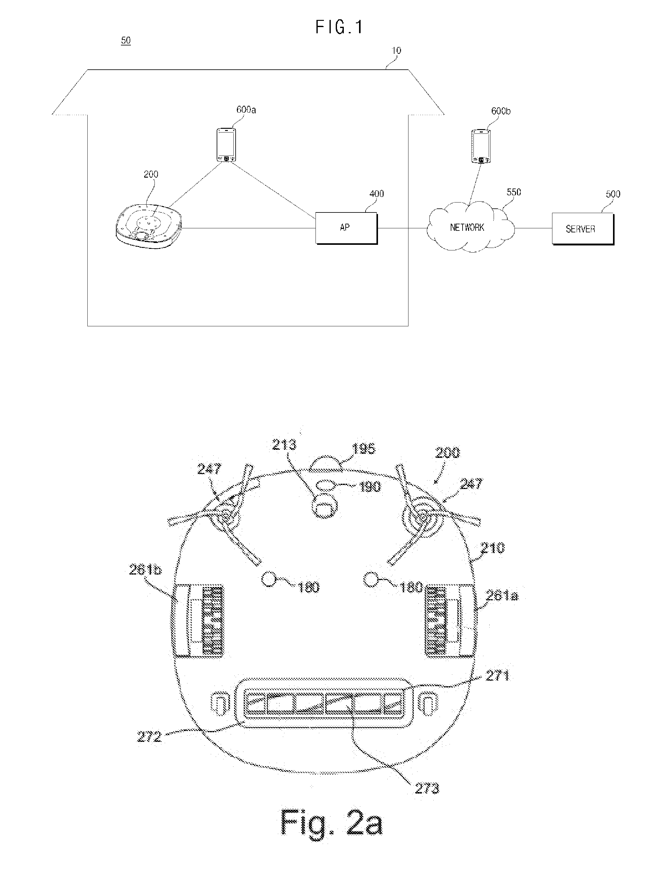 Robot cleaner, robot cleaning system having the same, and method for operating a robot cleaner