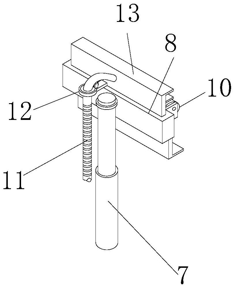 Interior wall painting device for constructional engineering construction