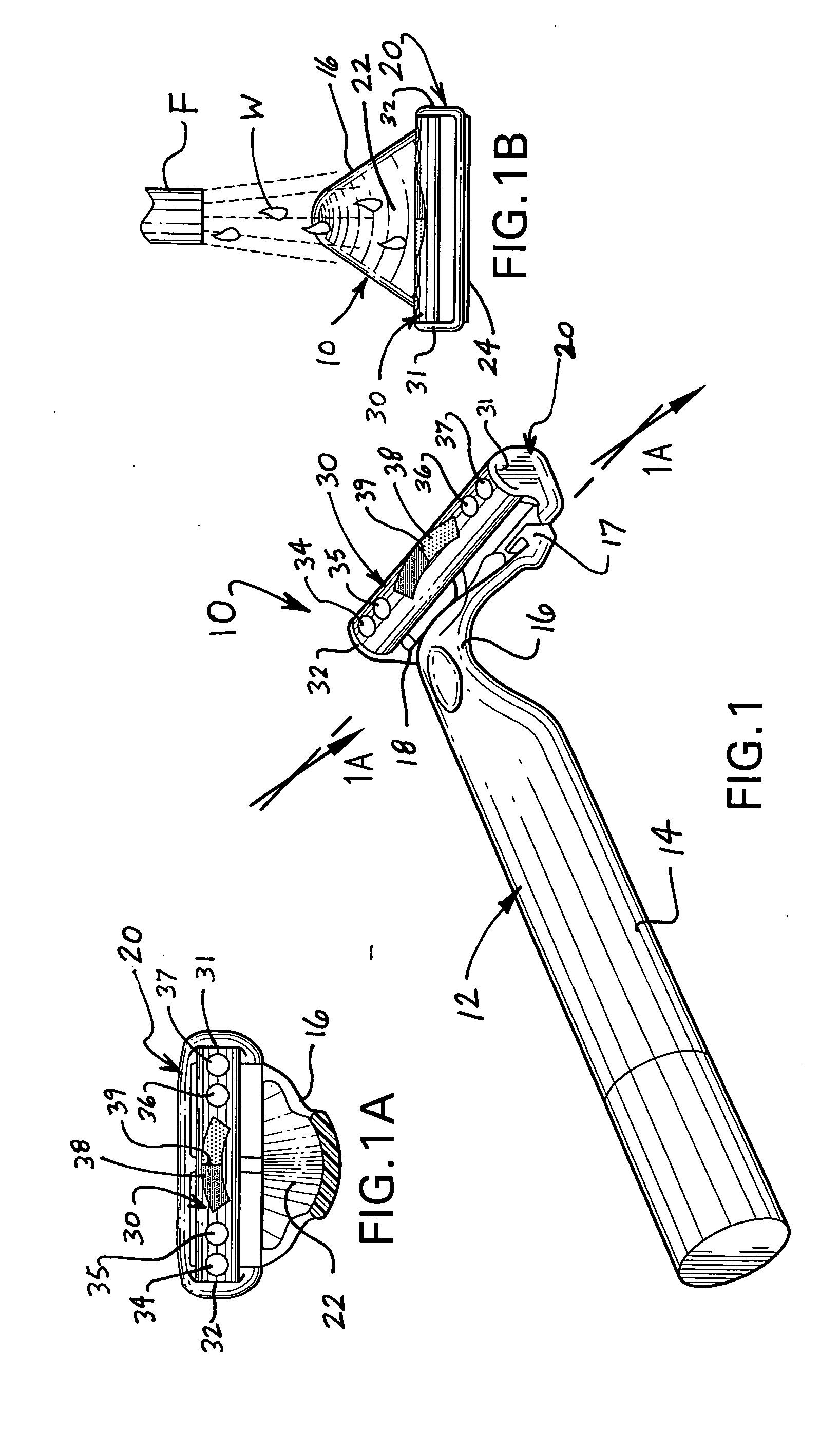Razor with blade heating system