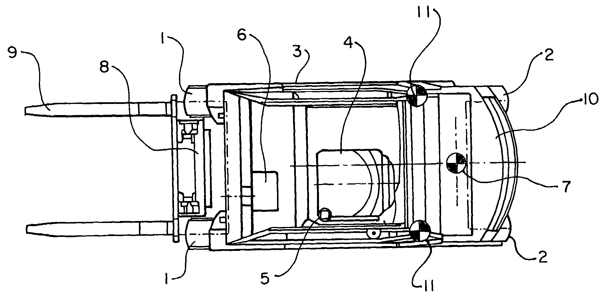 Industrial truck with a camera device