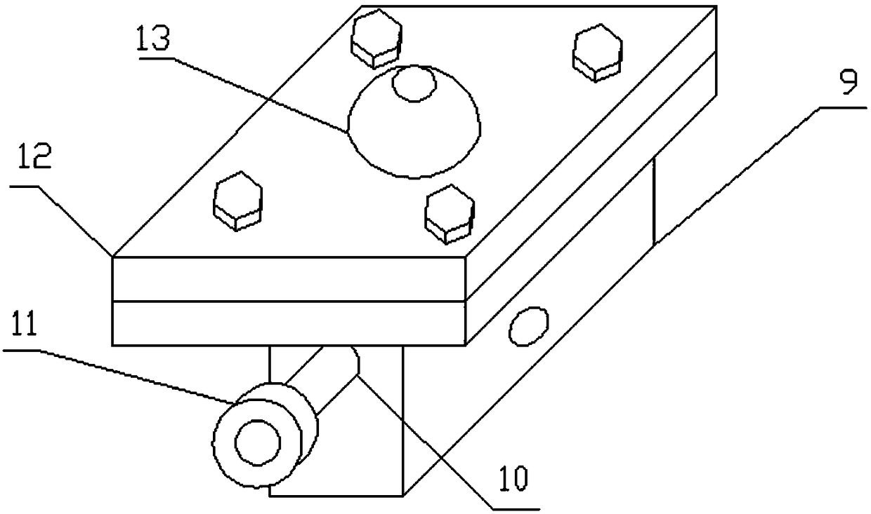 A solar panel support and a linked photovoltaic light tracking system using it