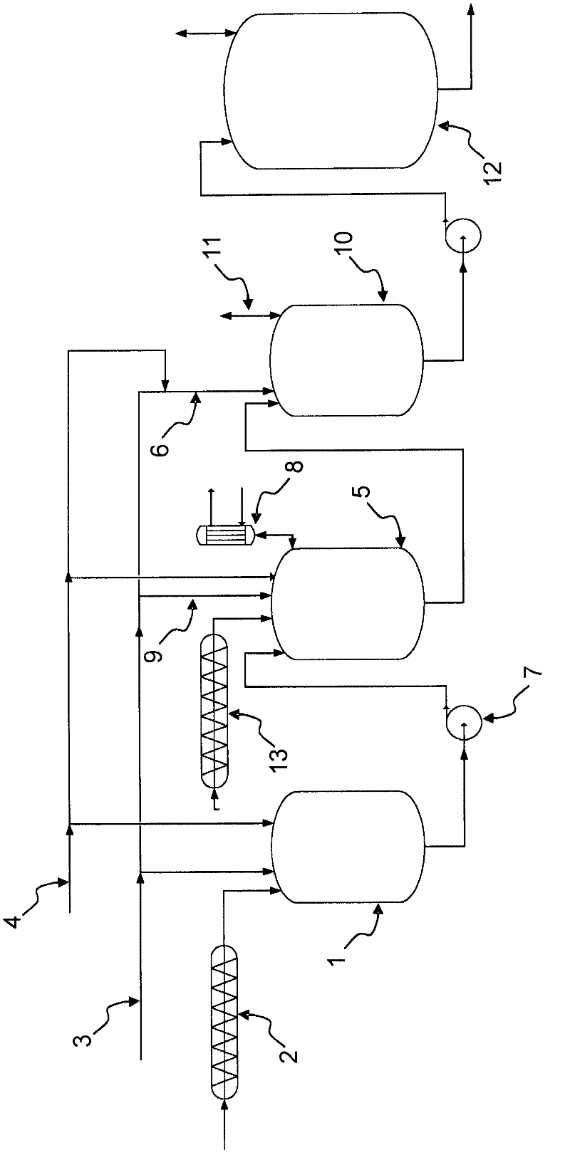 Method for manufacturing a solution of diacid/diamine salts