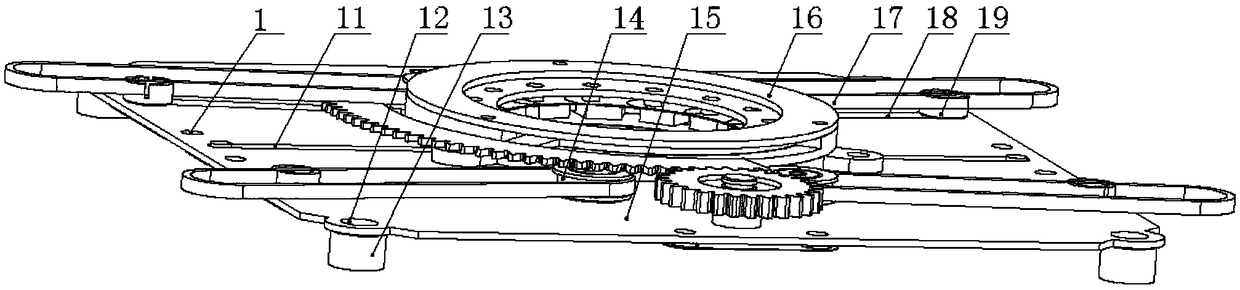 Stage lamp imaging cutting disc upper module