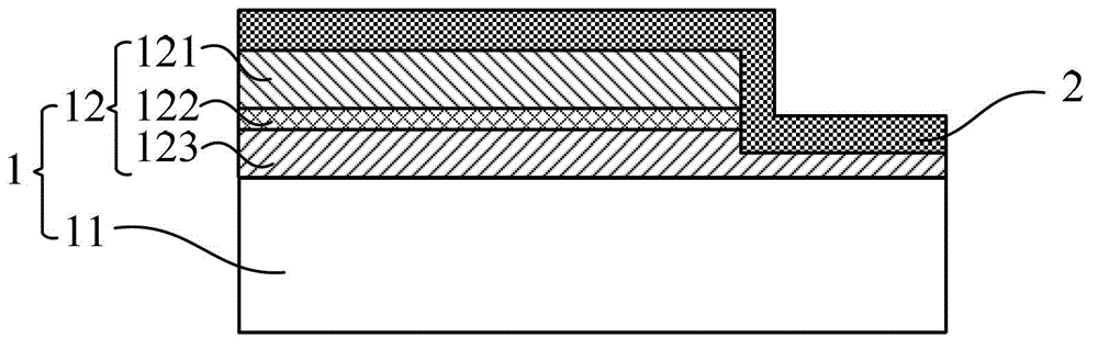 LED (Light Emitting Diode) chip provided with stepped current blocking structure and fabricating method thereof