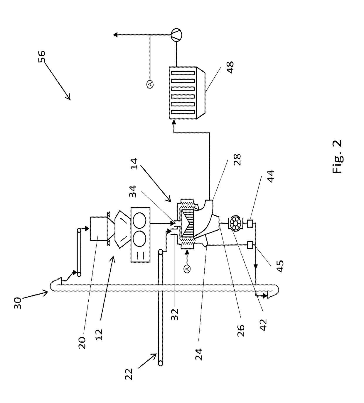 Grinding system for grinding a material to be ground, and method for grinding a material to be ground