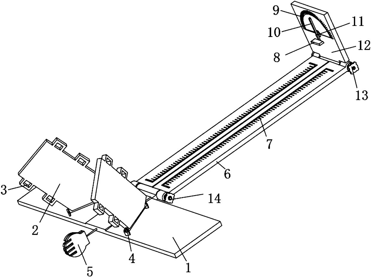 A method of using an accurate measuring device for wrist joint function exercise