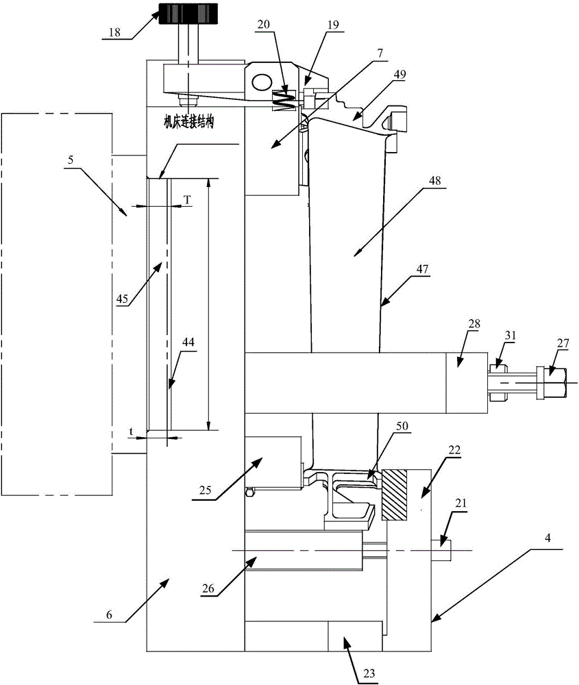 Multi-station continuous grinding device and method for guide vane
