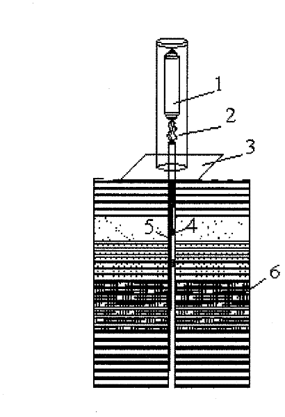 Fiber grating multi-point sensing device for unconsolidated strata as well as monitoring system and method