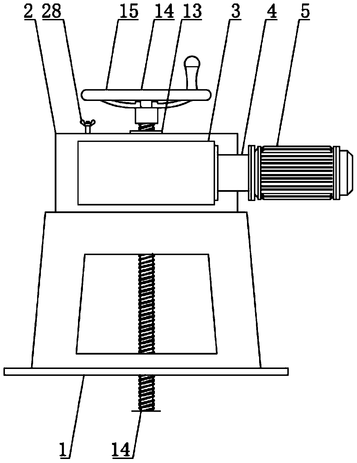 Single-hand-pushable double-hanging screw hoist