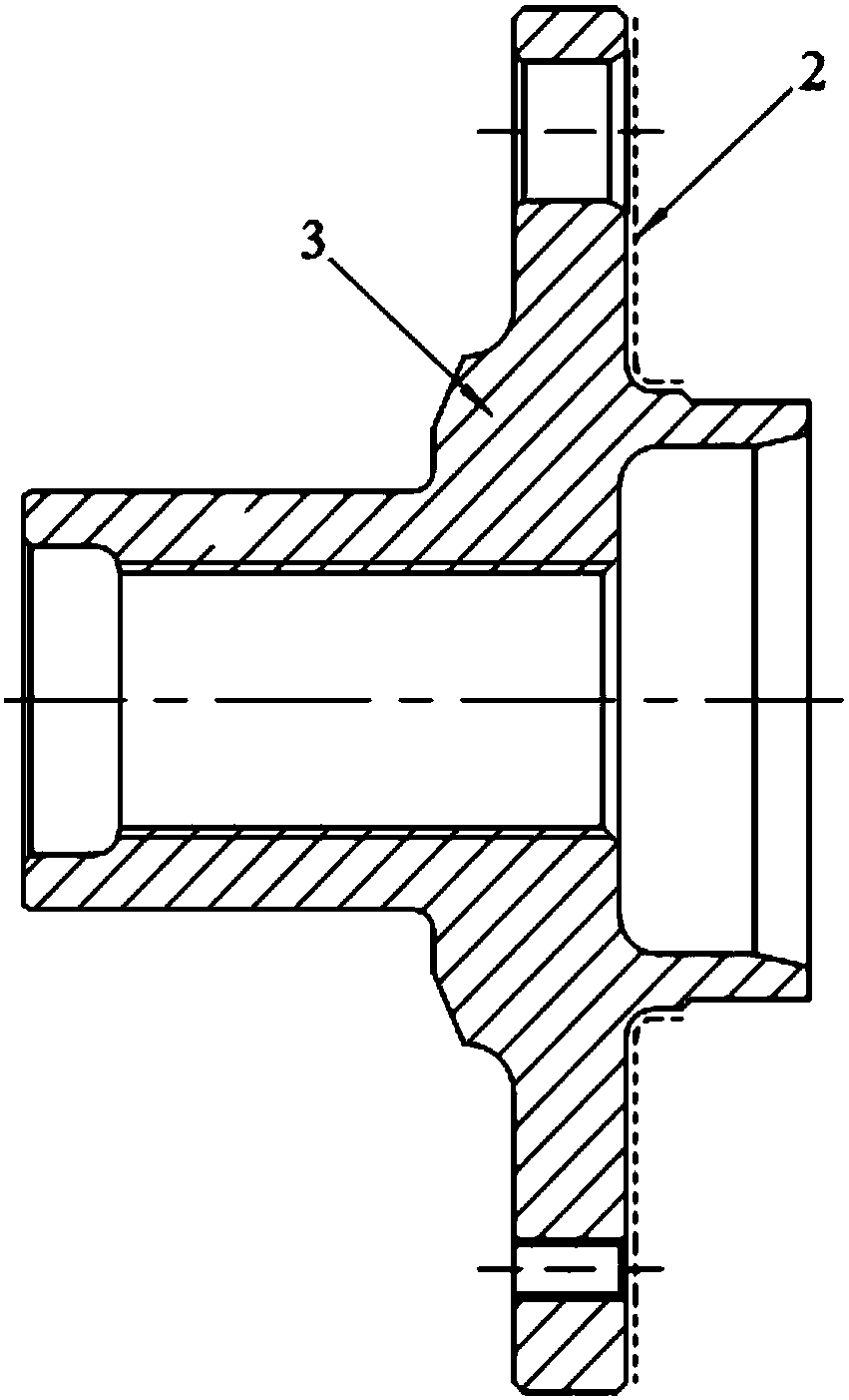 Heat insulation structure of brake disc