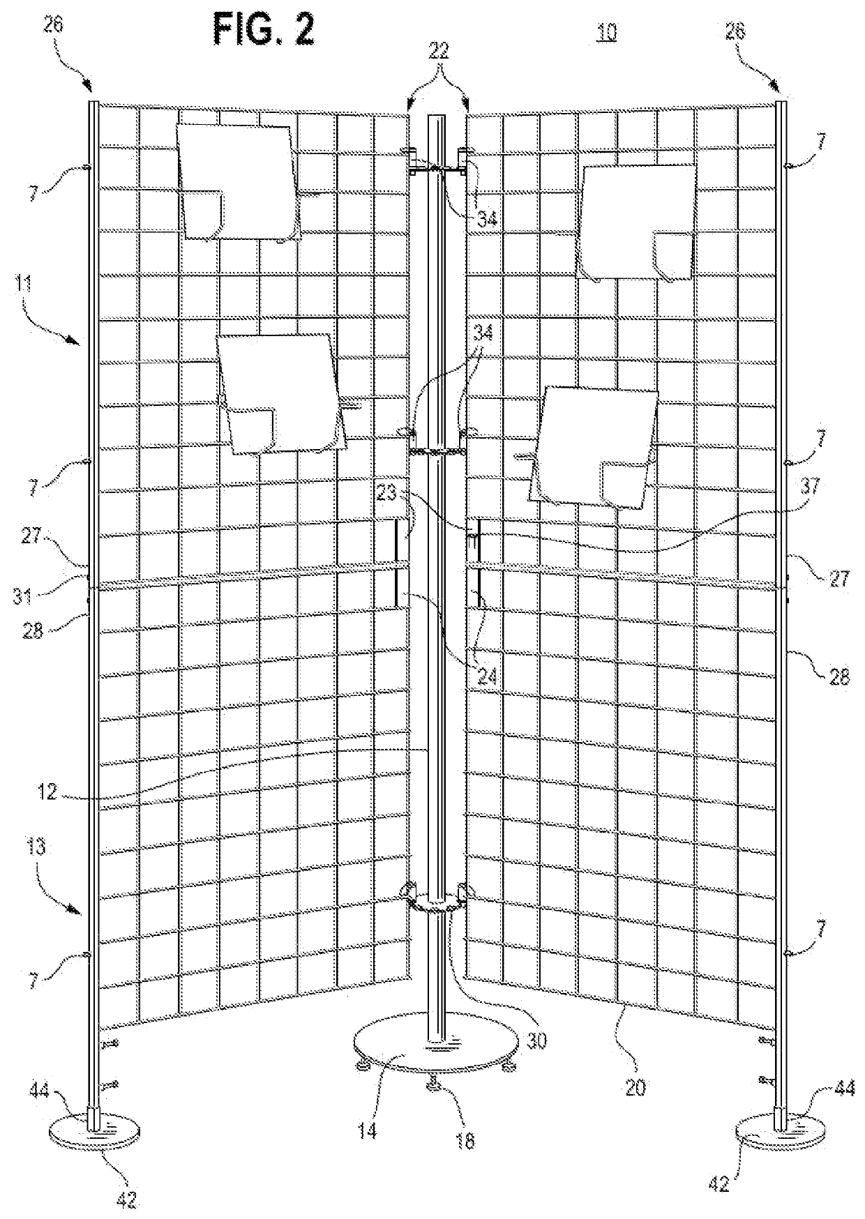 Portable display stand having multiple configurations and is capable of tool-free assembly