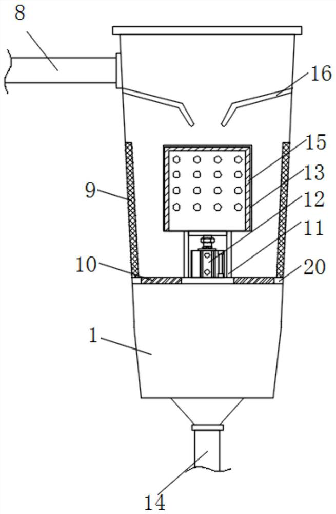 Material suction device