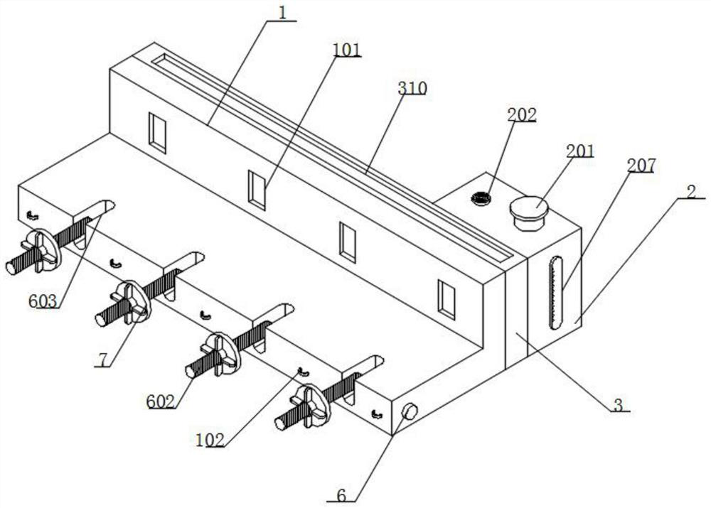 Angle steel clamp with automatic lubricating function