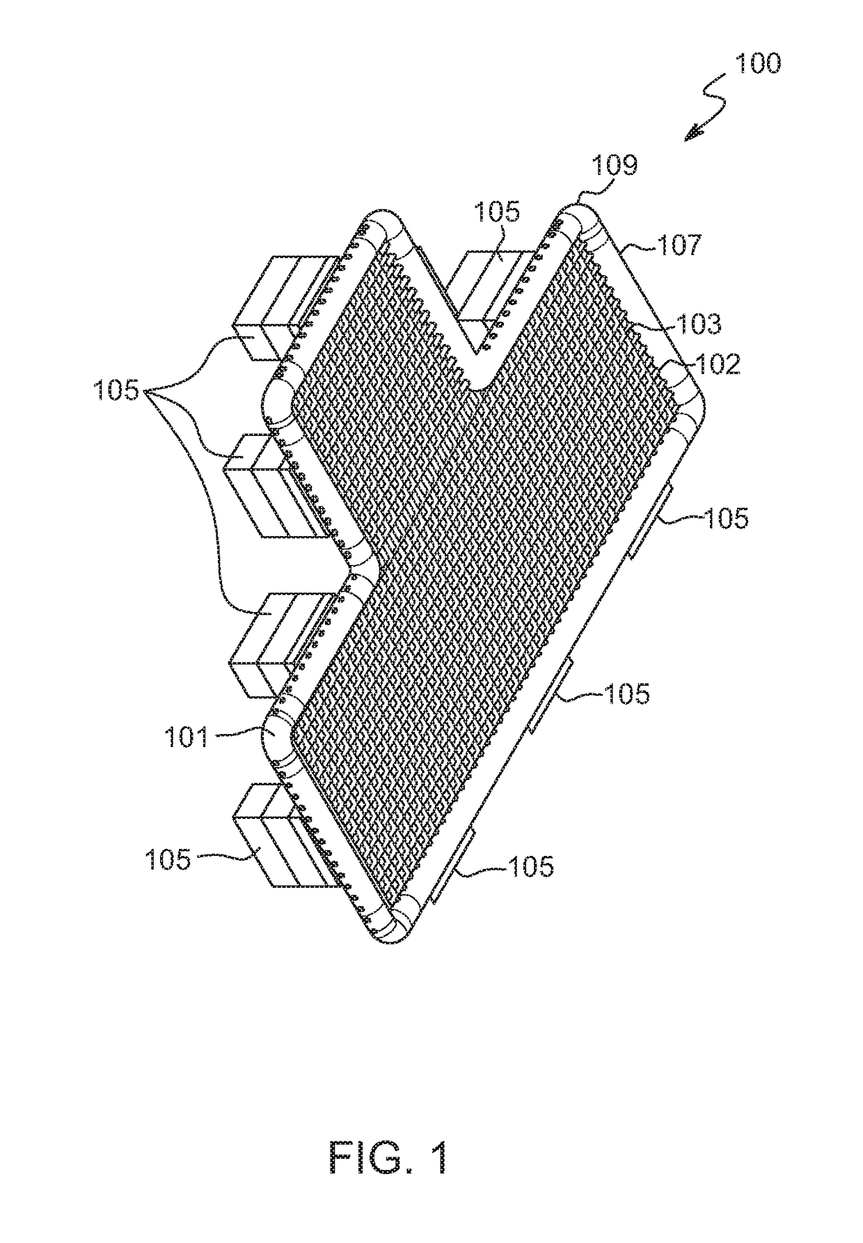 Sound absorbing rebounding device