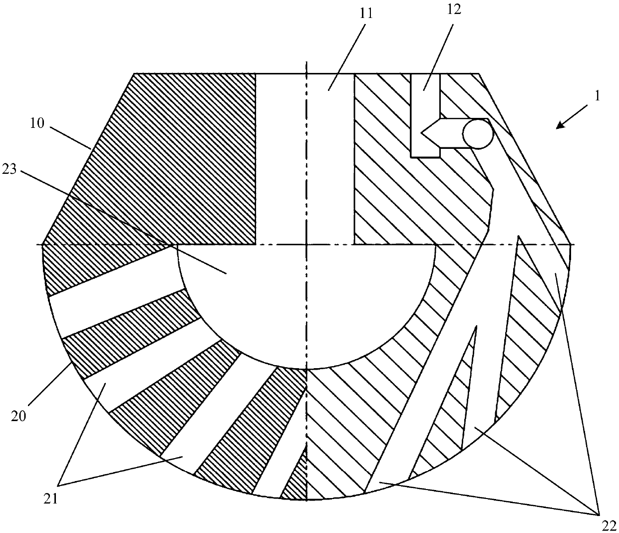 Acetabular file for joint replacement operations and acetabular file assembly