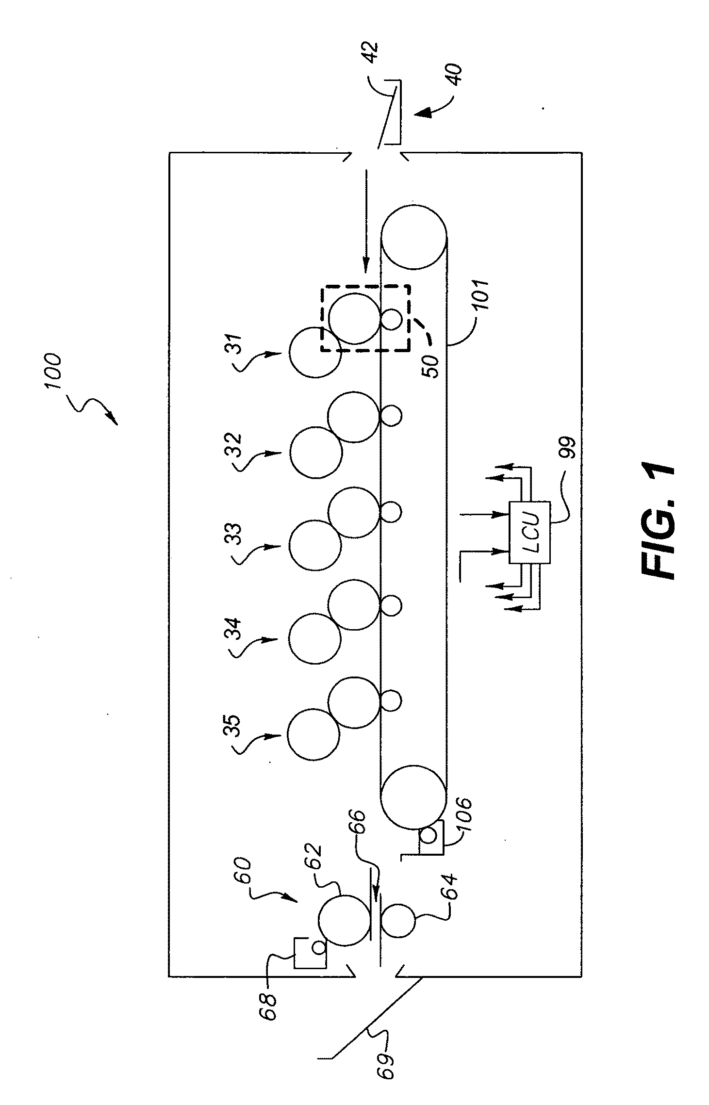 Image printing method with reduced banding