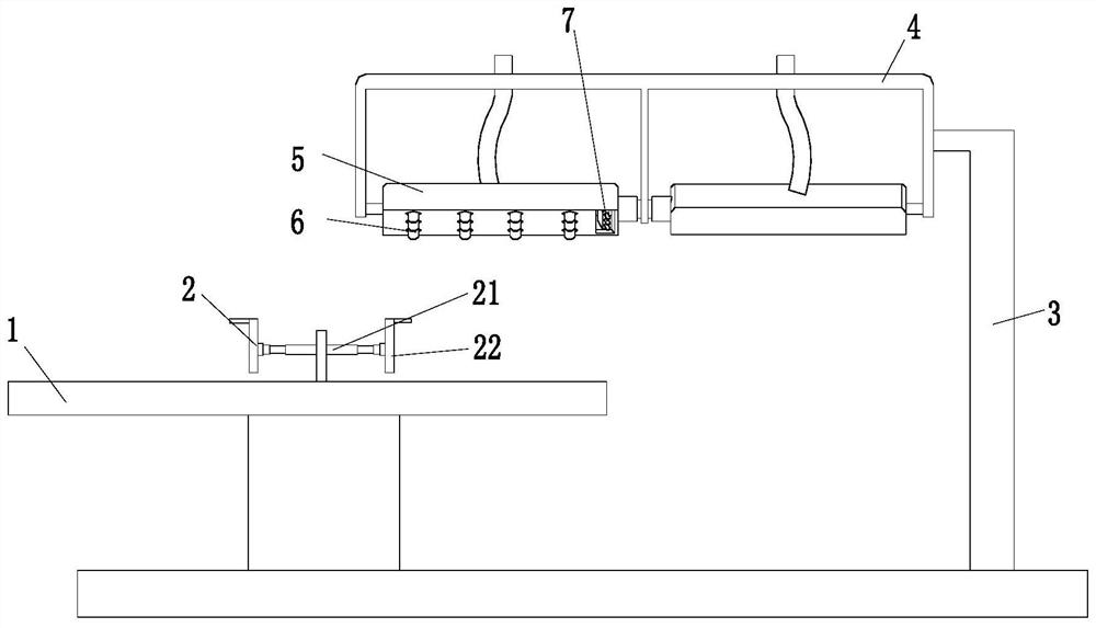 A steam turbine coating production line for a steam turbine and its coating method