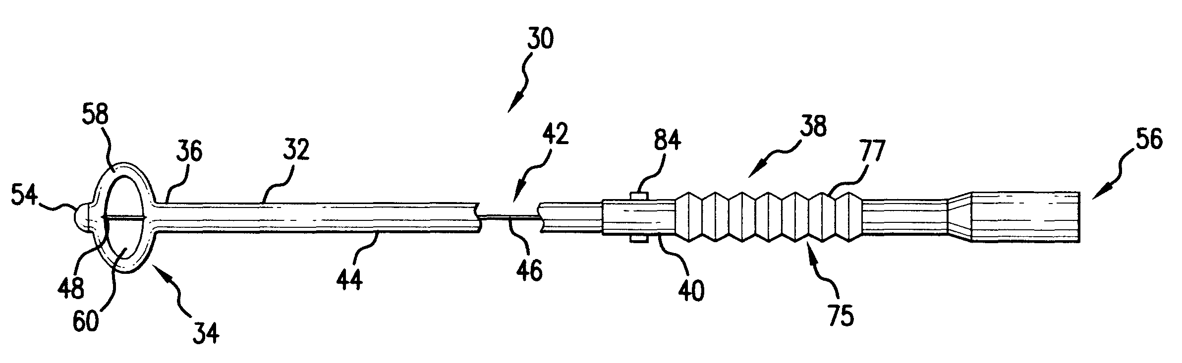 Indwelling urinary catheter with self-retaining mechanism
