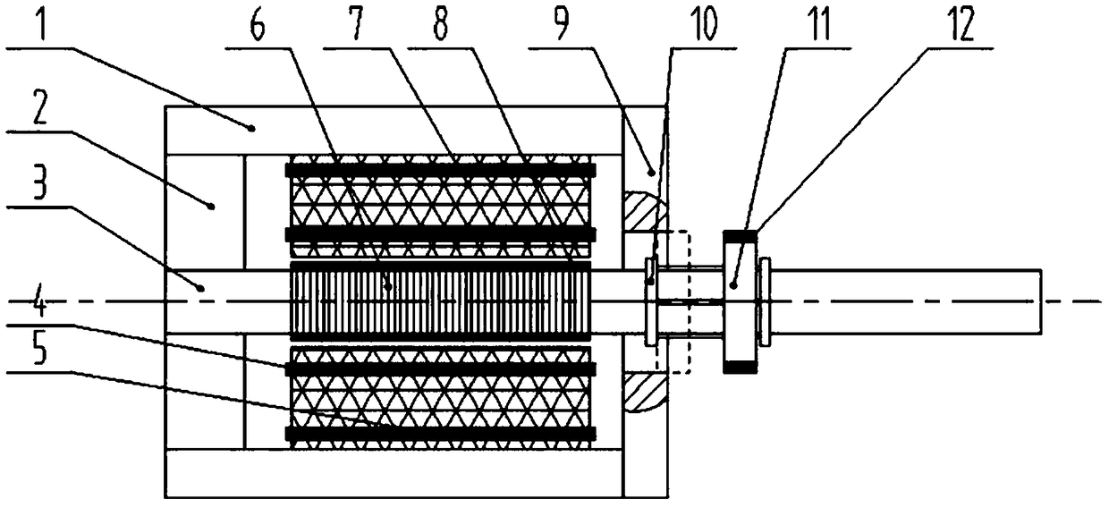 A two-degree-of-freedom bearingless permanent magnet motor