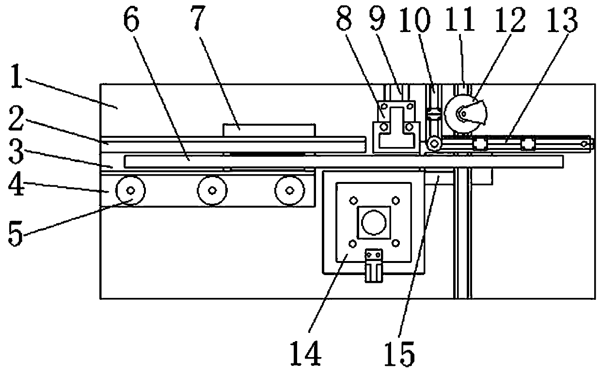 An automatic bending device for hollow glass aluminum spacers