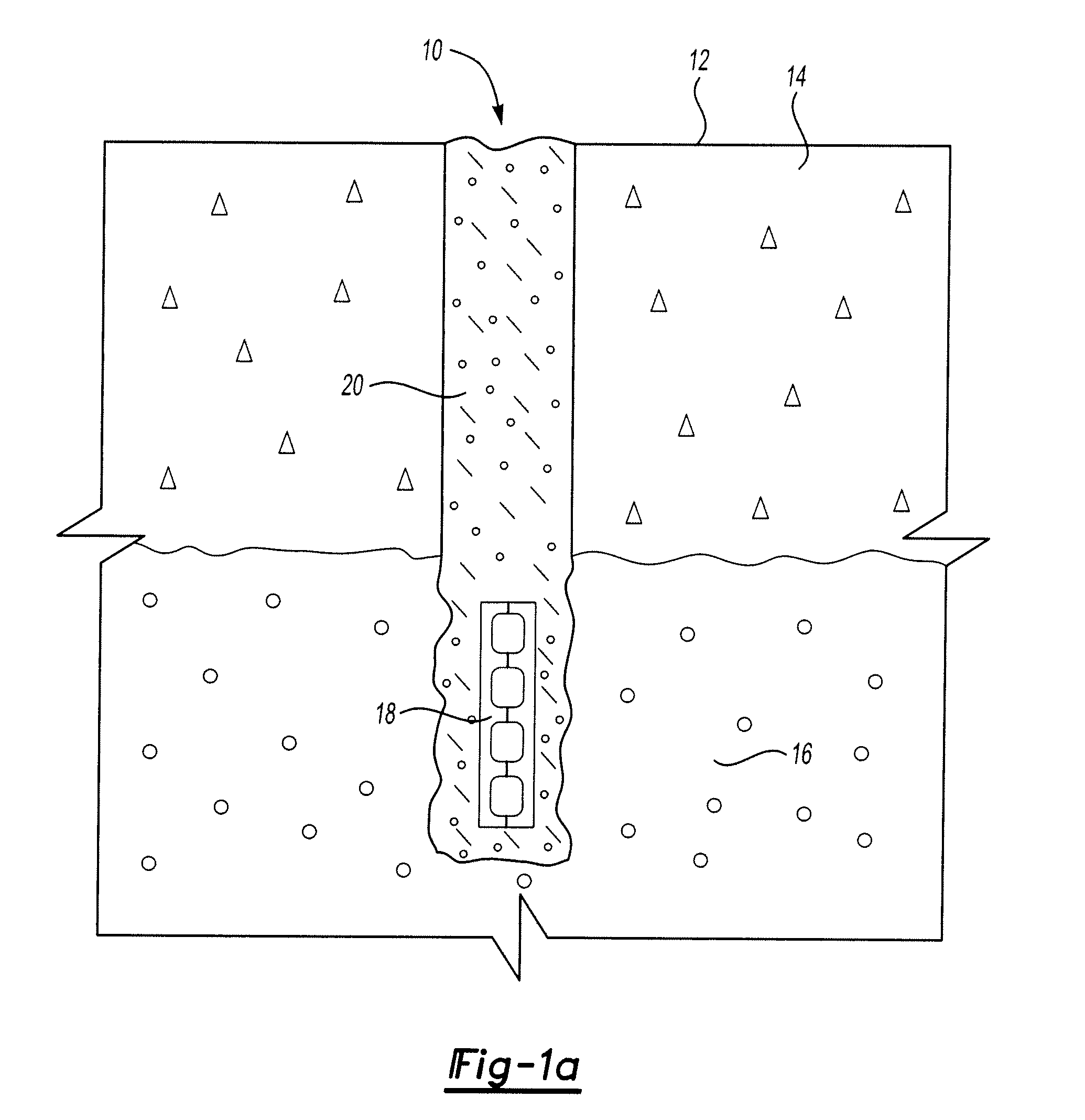 Grout for filling a micro-trench