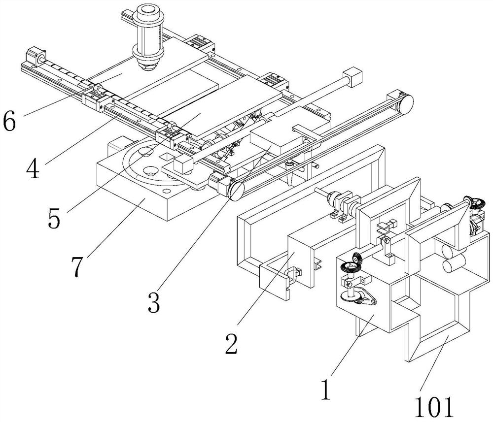 A processing mechanism for sheet metal used in electric motor shells