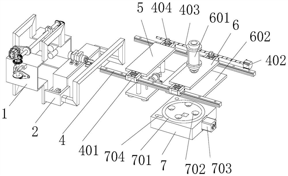 A processing mechanism for sheet metal used in electric motor shells