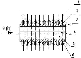 Integrated crushing tooth of grading crusher and manufacturing method thereof