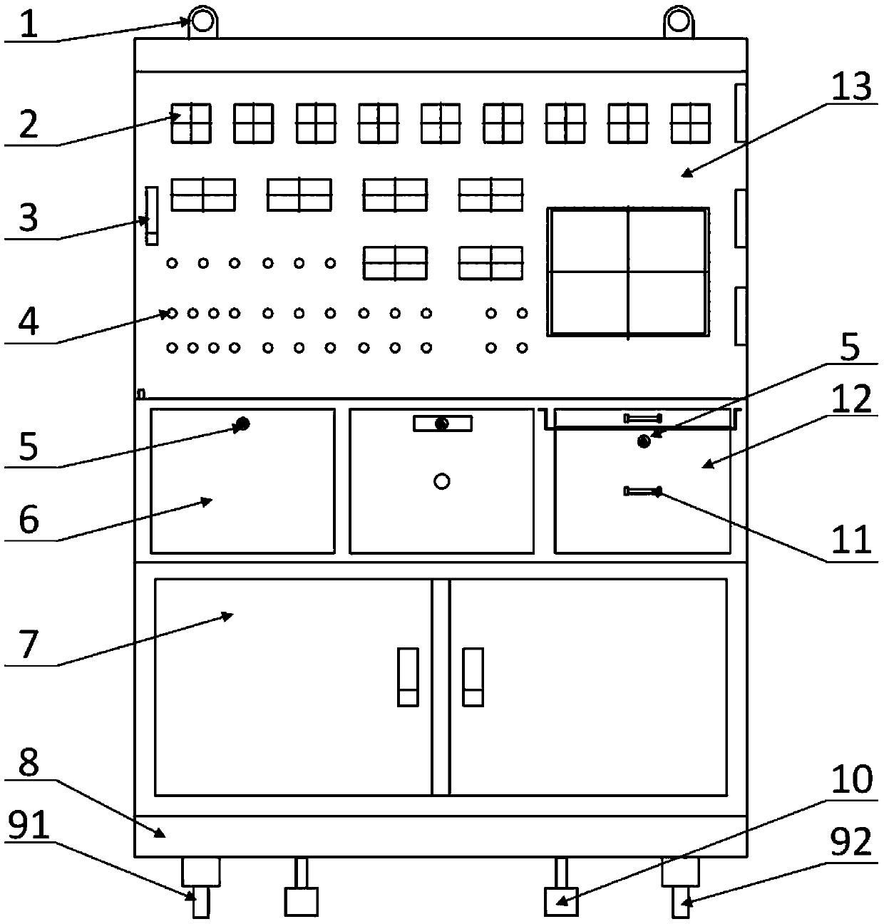 Cryogenic valve cryogenic test control cabinet