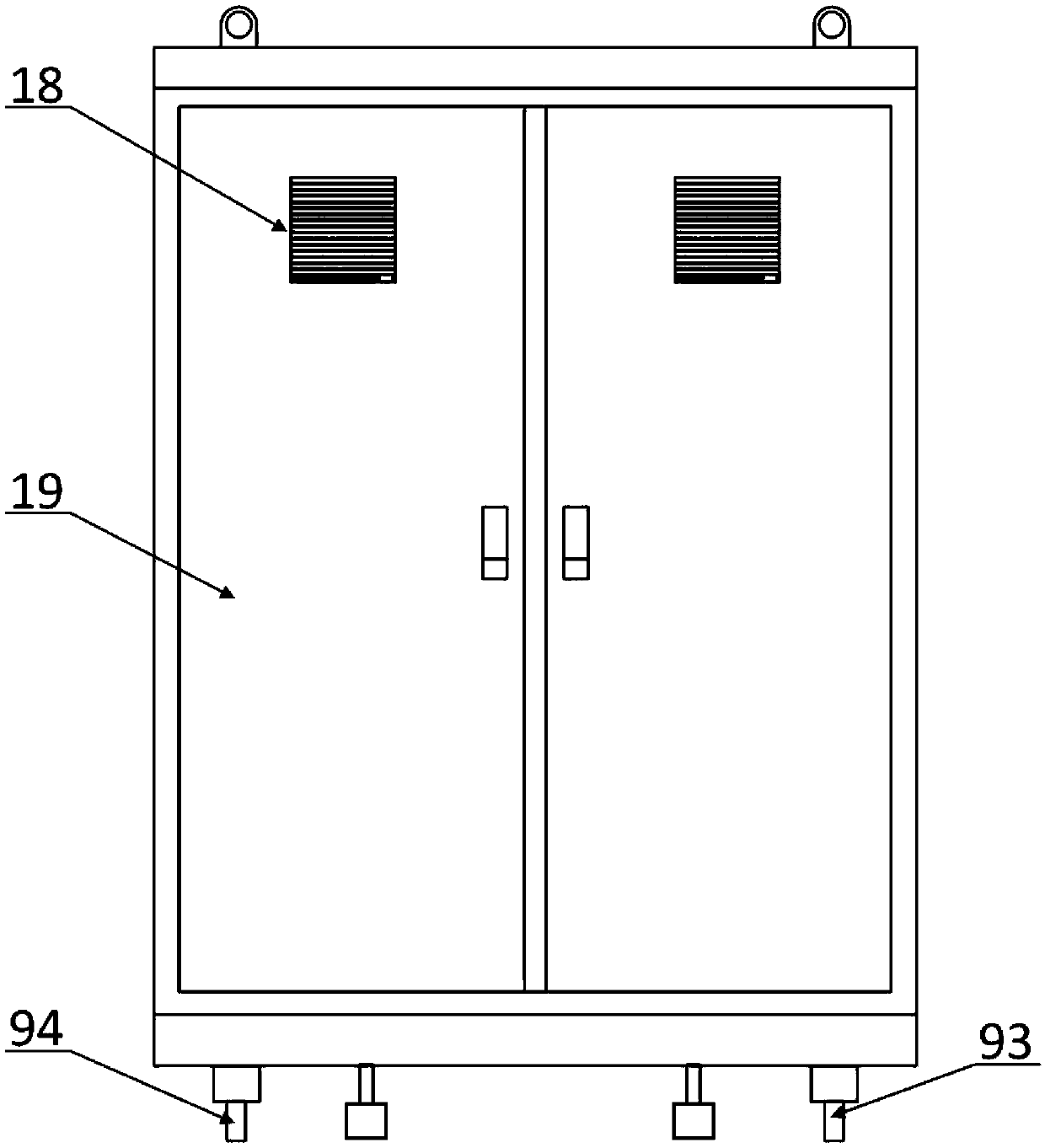 Cryogenic valve cryogenic test control cabinet