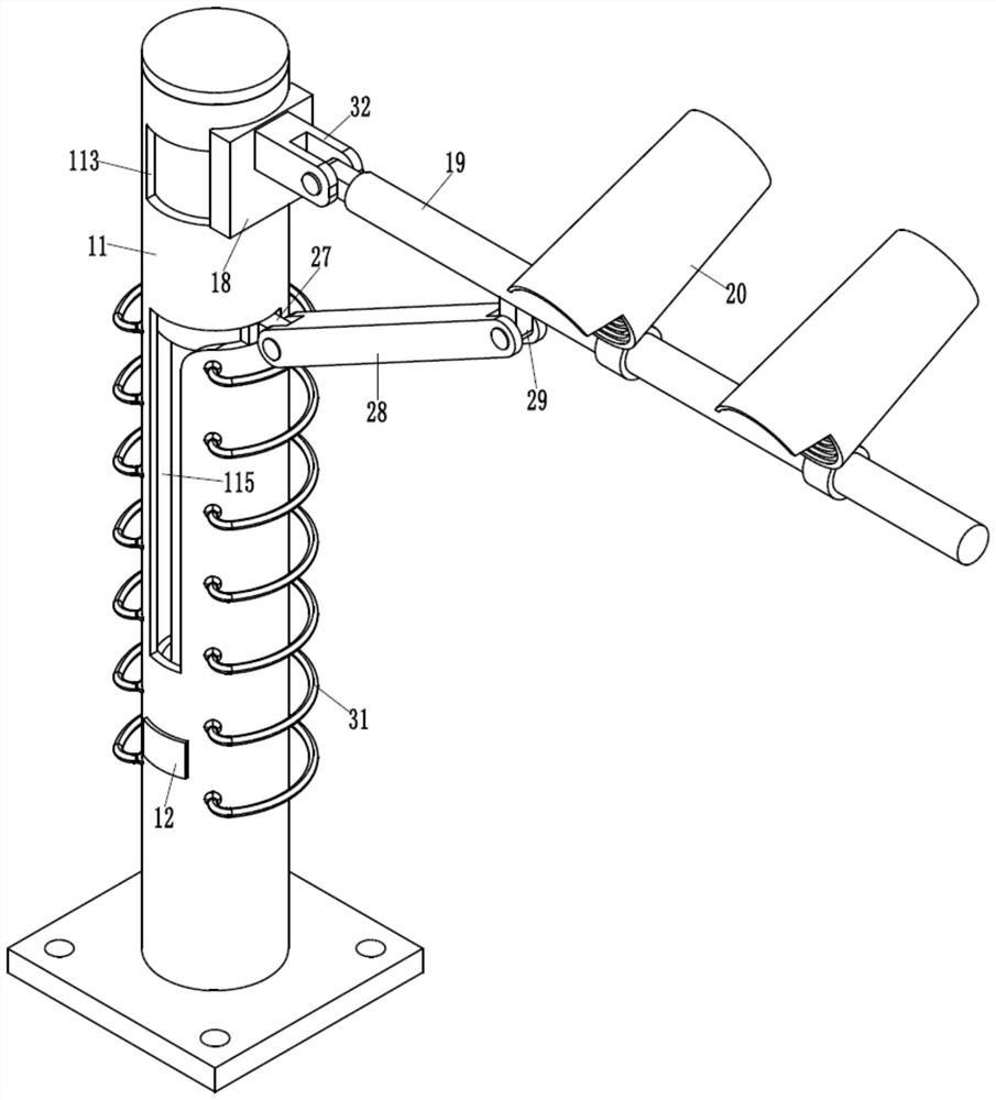 A structure-improved installation bracket for traffic monitoring equipment