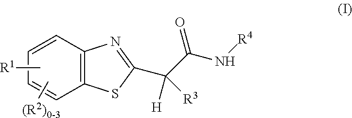 Amide, urea or sulfone amide linked benzothiazole inhibitors of endothelial lipase