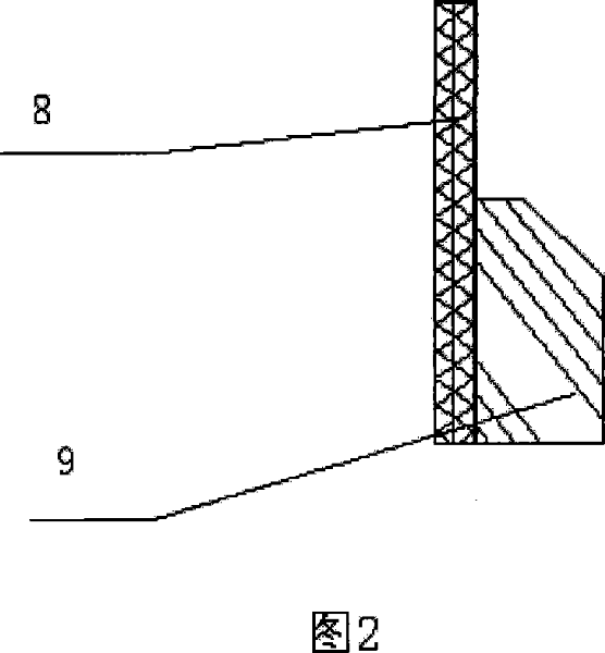 Lining structure of large-scale pre-baking aluminium electrolysis trough