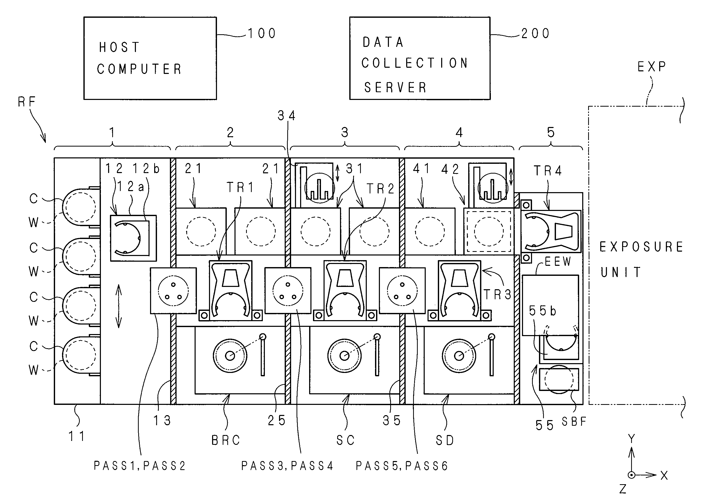 Substrate processing system capable of monitoring operation of substrate processing apparatus