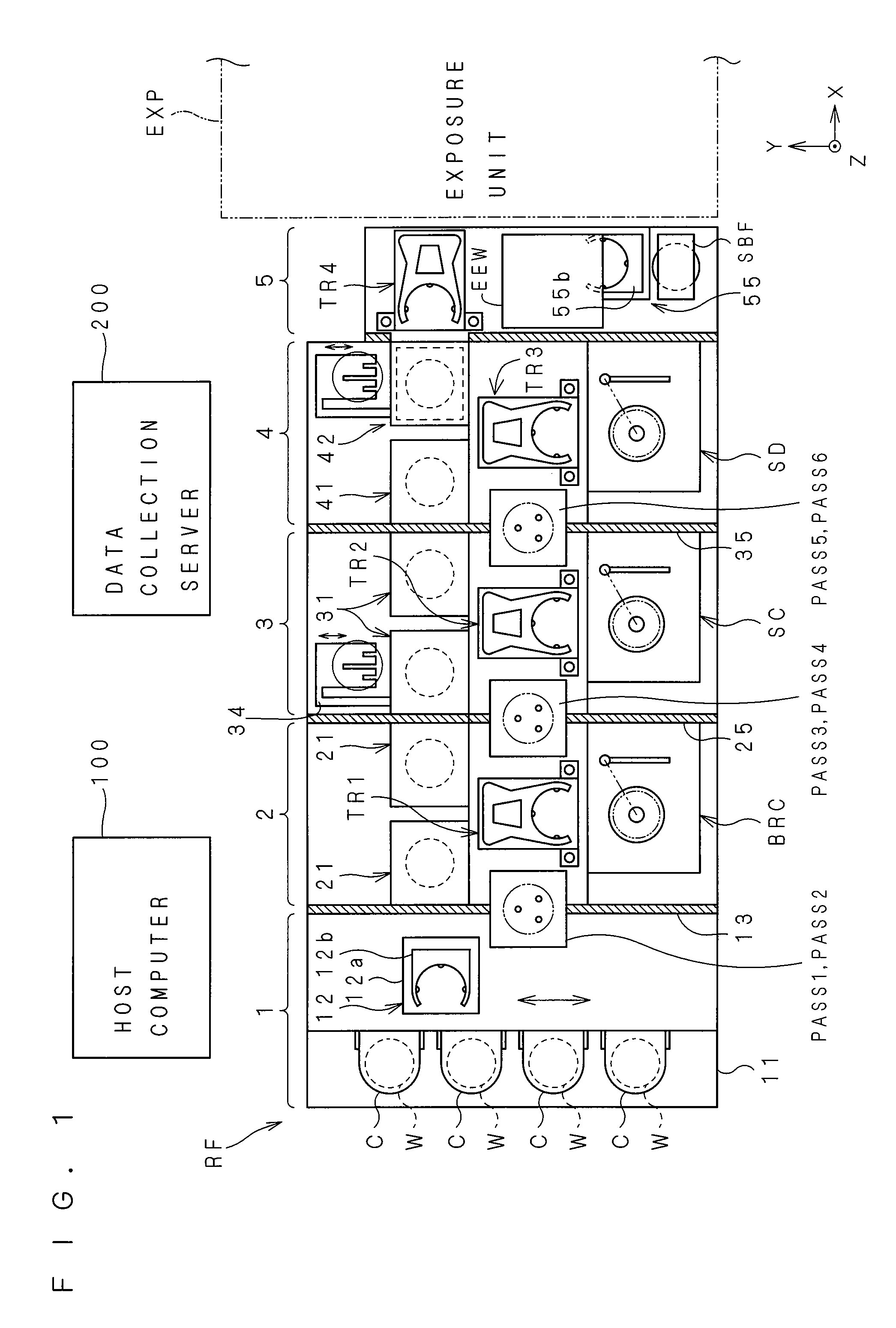 Substrate processing system capable of monitoring operation of substrate processing apparatus
