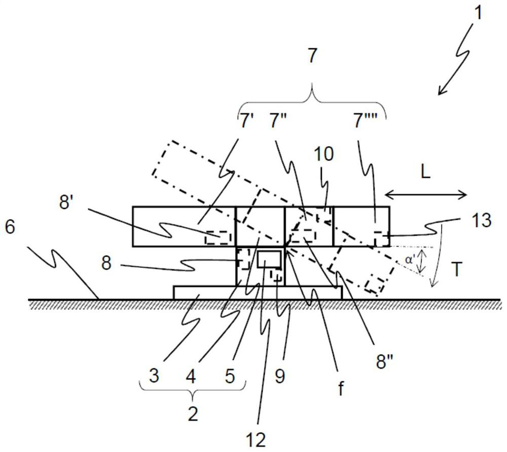 Operating table and method for controlling operating table