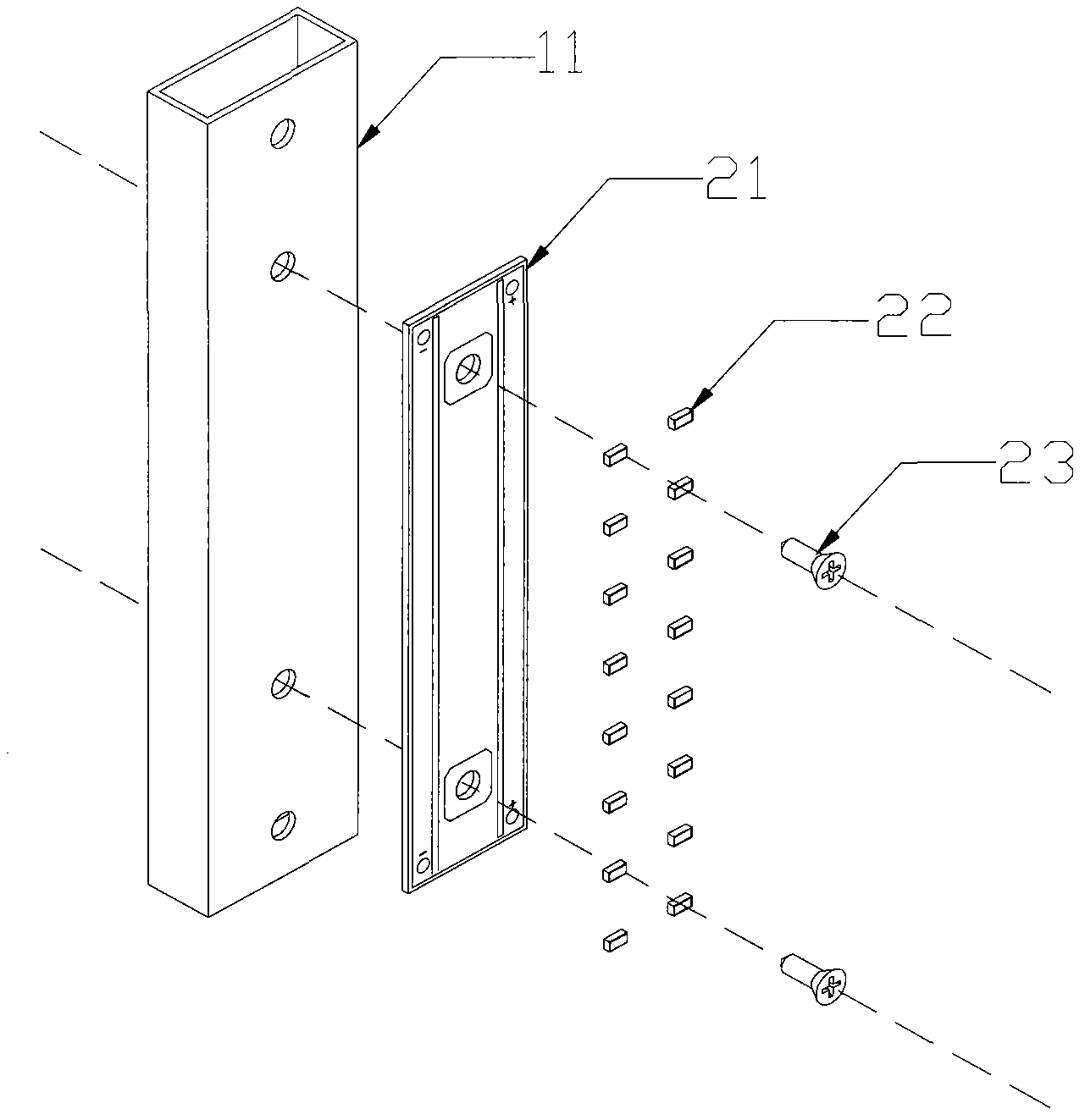 Lighting device provided with LED (light-emitting diode) lamp panels applying crystal lamp or parchment lamp as light source