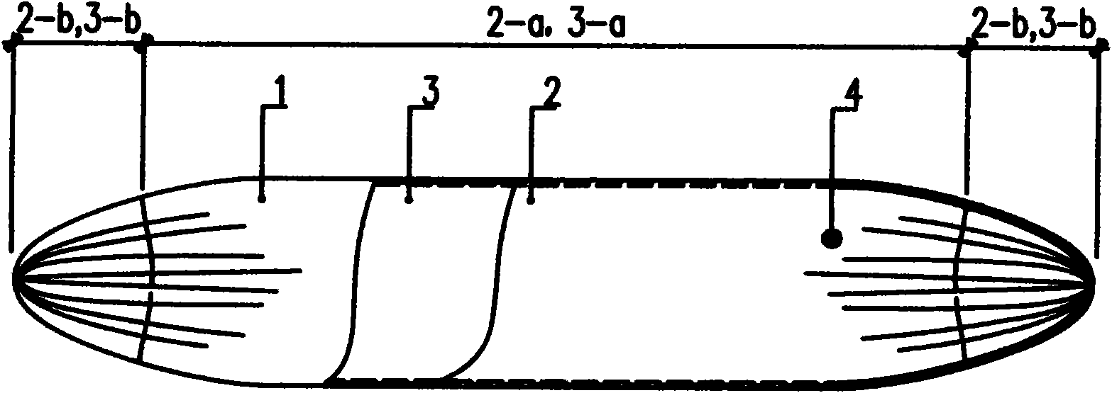 Tubular inflating filling mold for cast-in-situ concrete