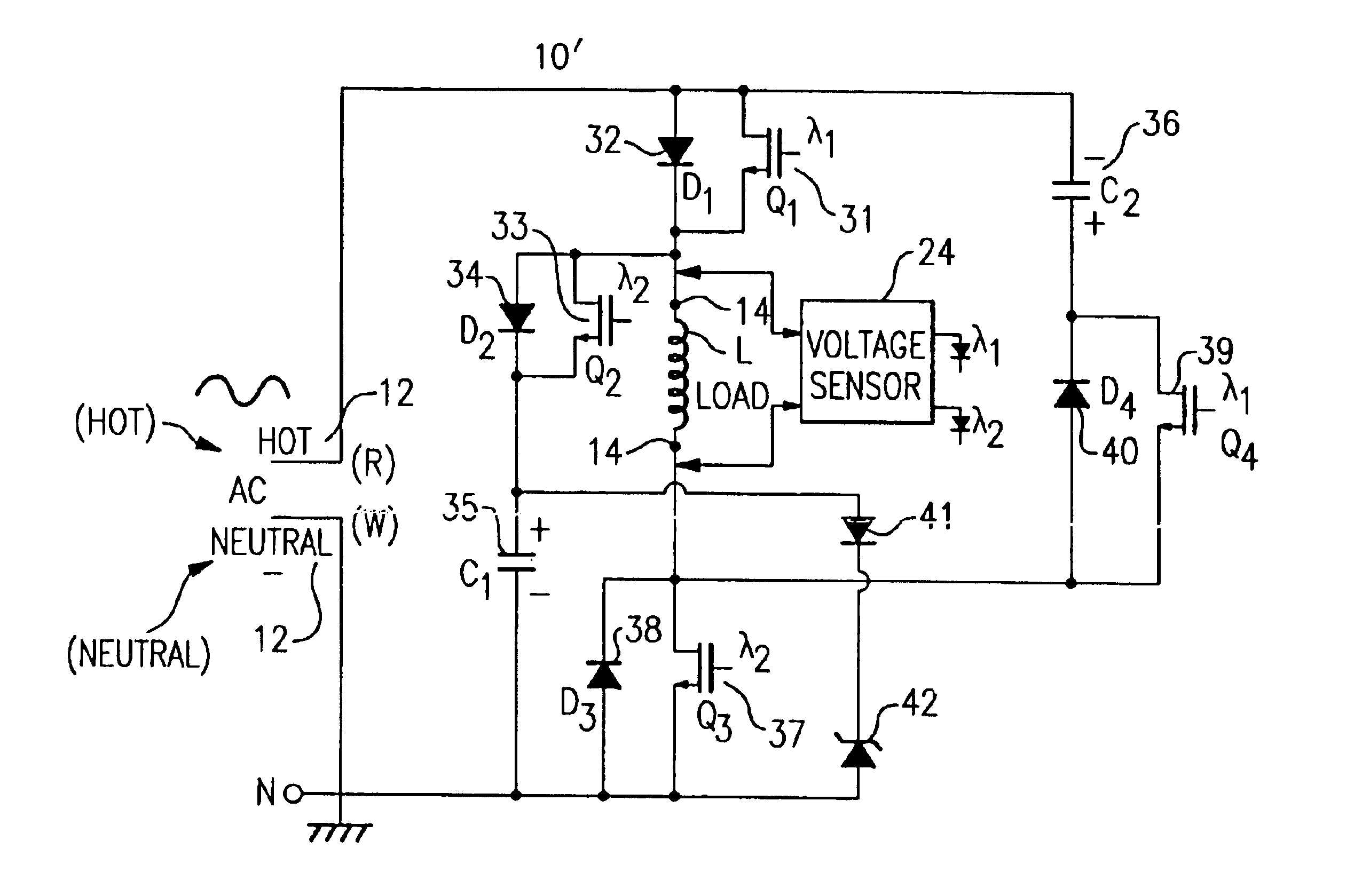 Universal energy regulating controller circuit