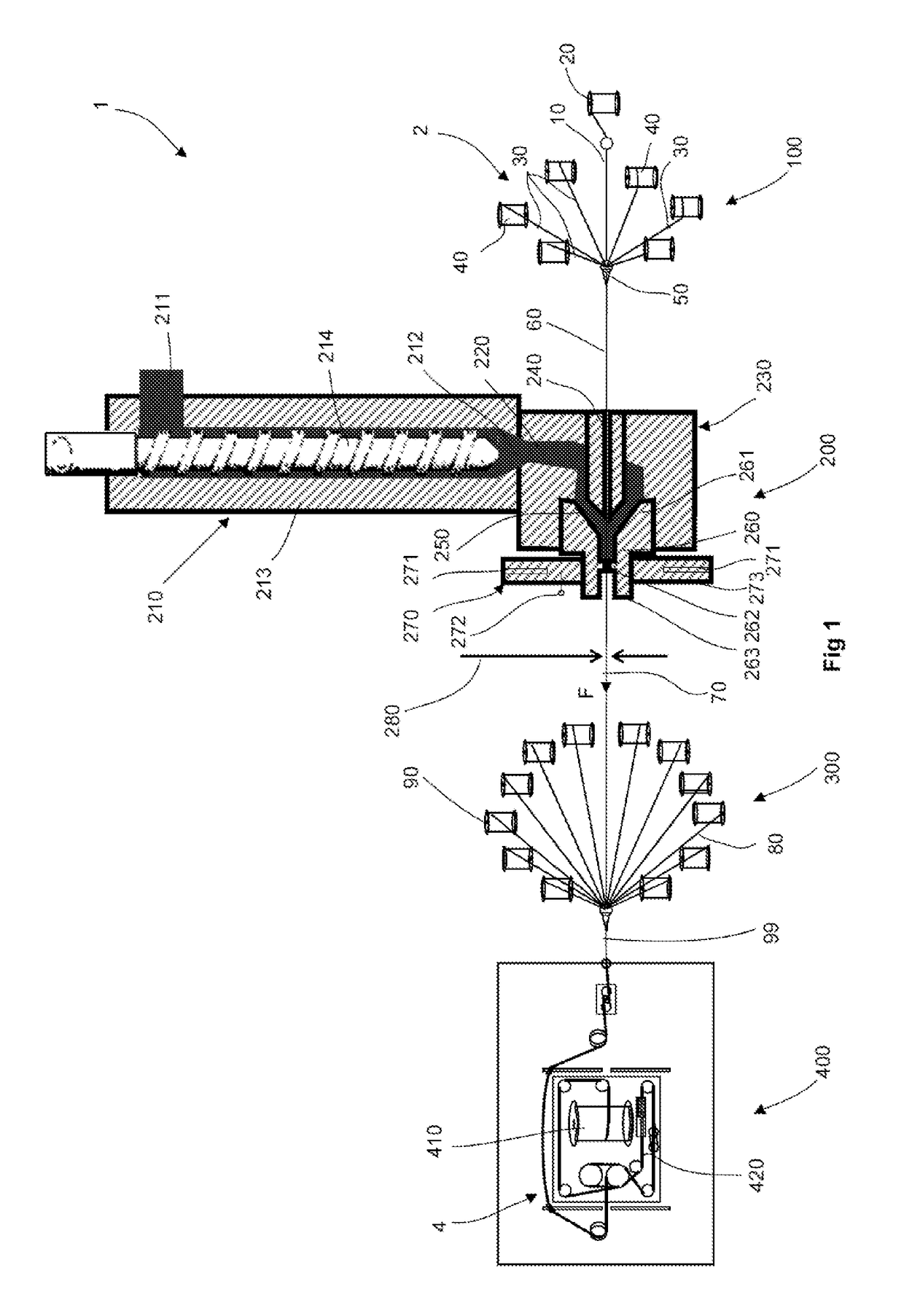 Method and device for producing rubber-coated metal wire