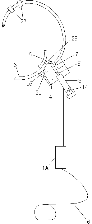 Protective device for climbing of telegraph pole