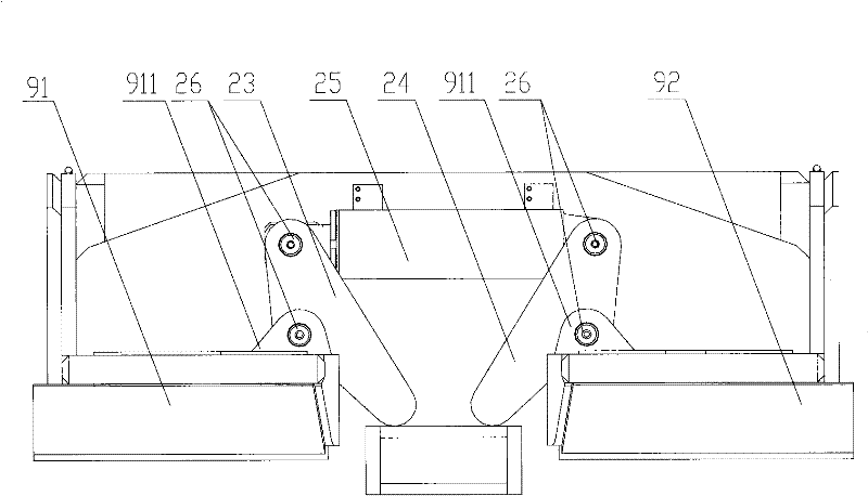 Hydraulic support and bottom lifting device thereof