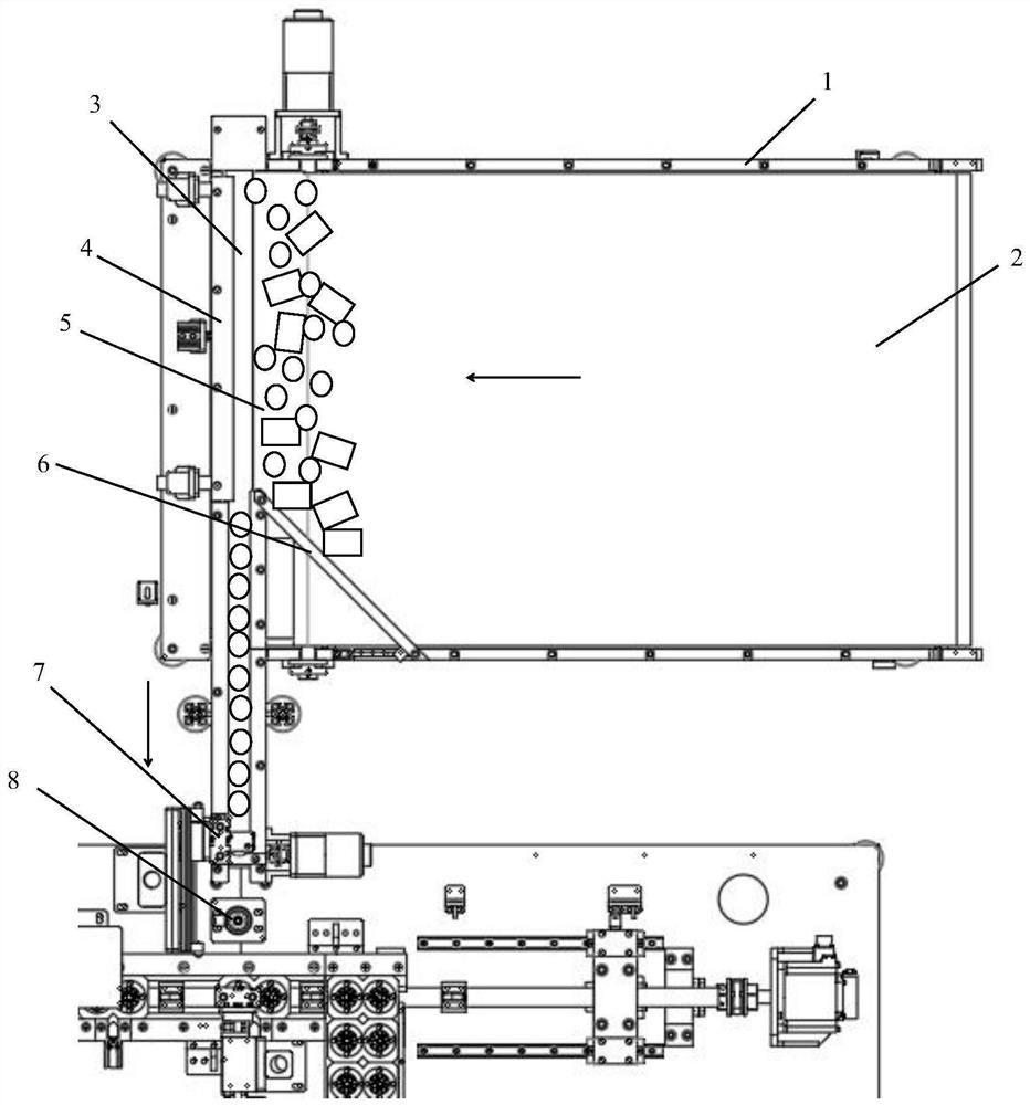 Automatic anode cylinder feeding table