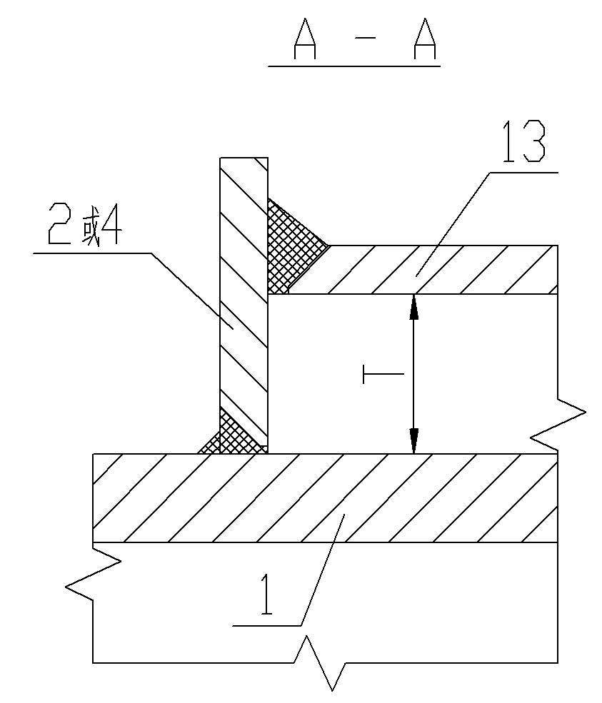 Jacket applicable to horizontal glass lining equipment