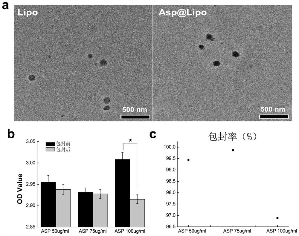 A liposome-based method for controlled release of active small molecules and its application