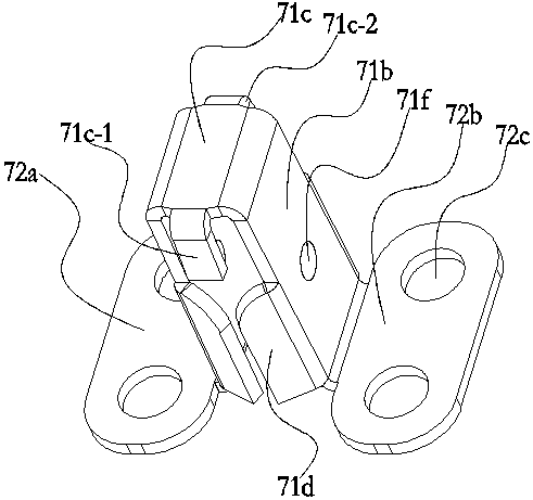 Stand column with bottom connected with foot plate support